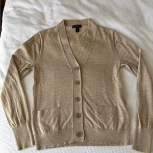 100% Merino Wool J Crew Cardigan Sweater